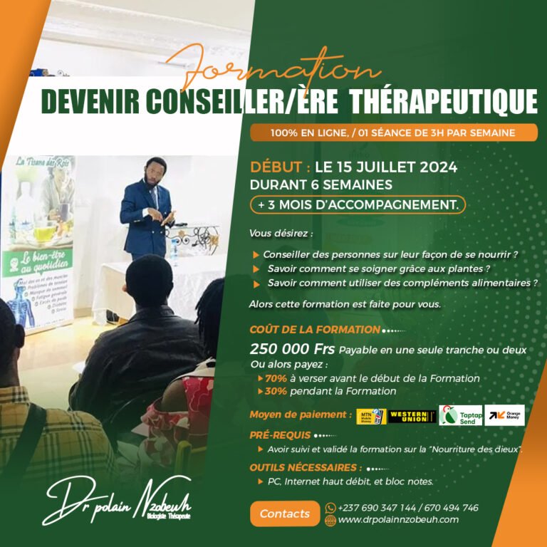 Devenez Conseiller/ère Thérapeutique